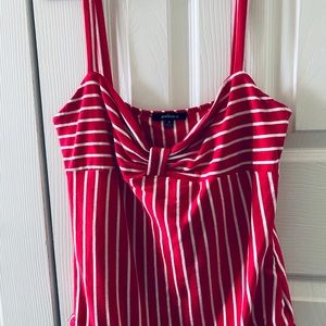 Red One Piece Top